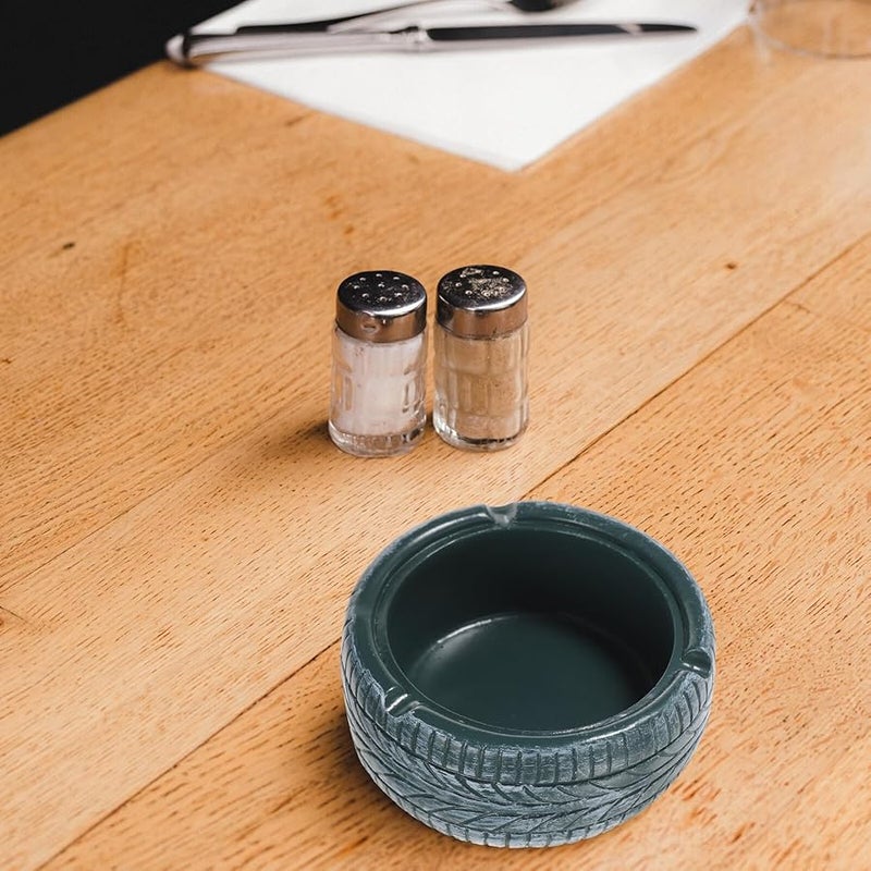 صينية إطارات العتيقة من الراتنج منفضة سجائر العشب الأخضر زينة ديكور غرفة المعيشة ملحق التدخين هدية للرجال - Image 5